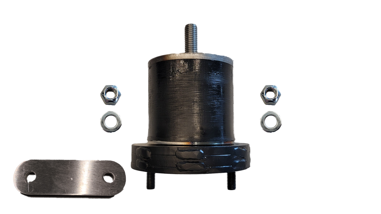 urethane mount with plate